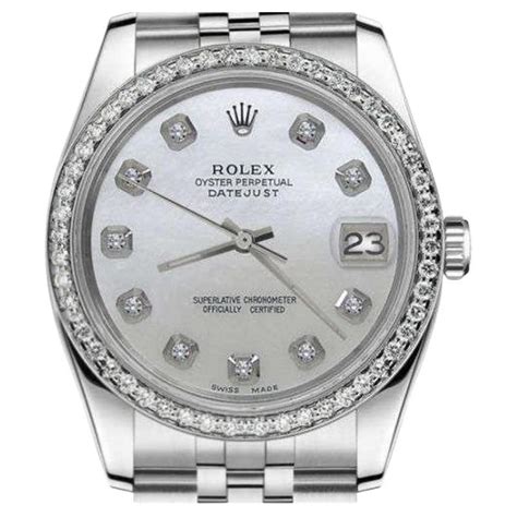 datejust rolex white gold men|rolex 31mm datejust diamond bezel.